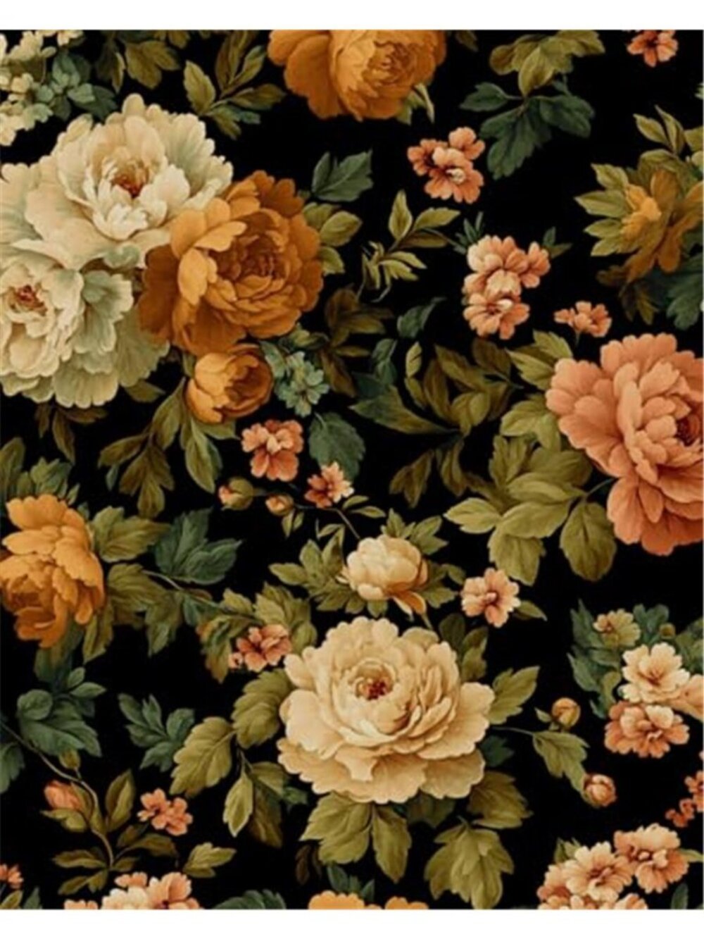 Boho Floral Peel Stick Wallpaper Vintage Contact Paper Self Adhesive Vinyl Roll